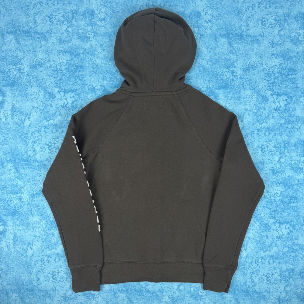 Aeropostale Womens Brown Full Zip Hoodie Sweatshirt Graphic Logo Size S - Picture 10 of 11